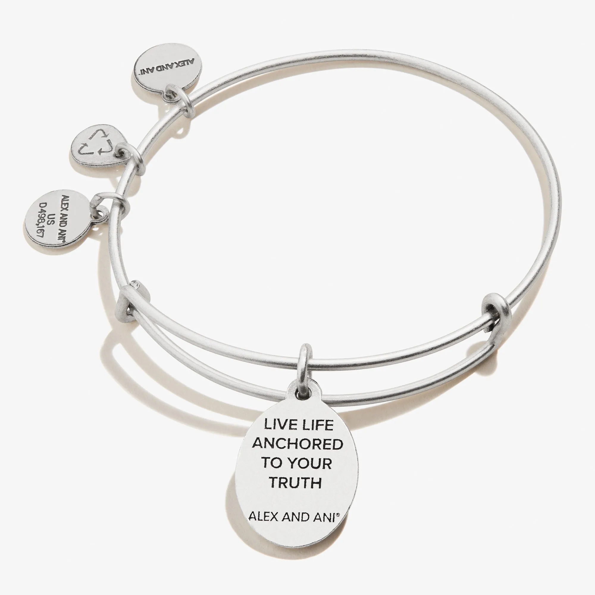 Anchor Charm Bangle