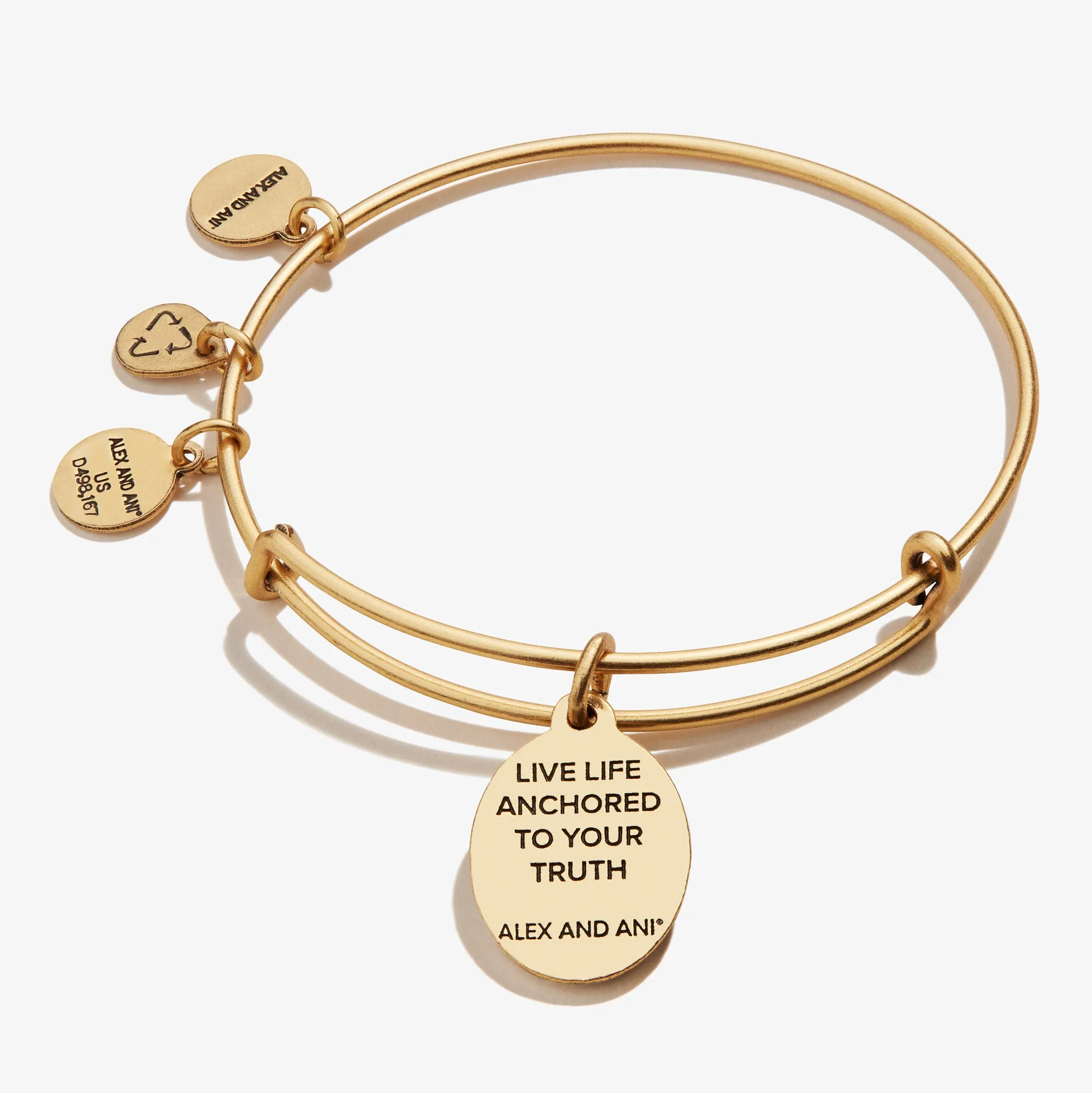 Anchor Charm Bangle