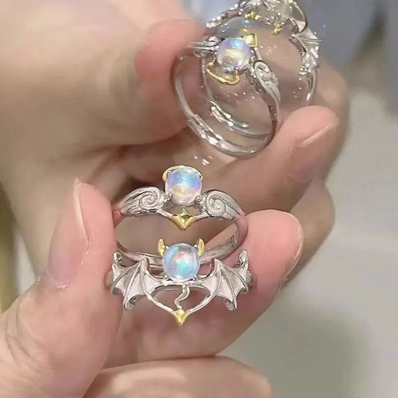 Angel & Devil Matching Rings - Kimi