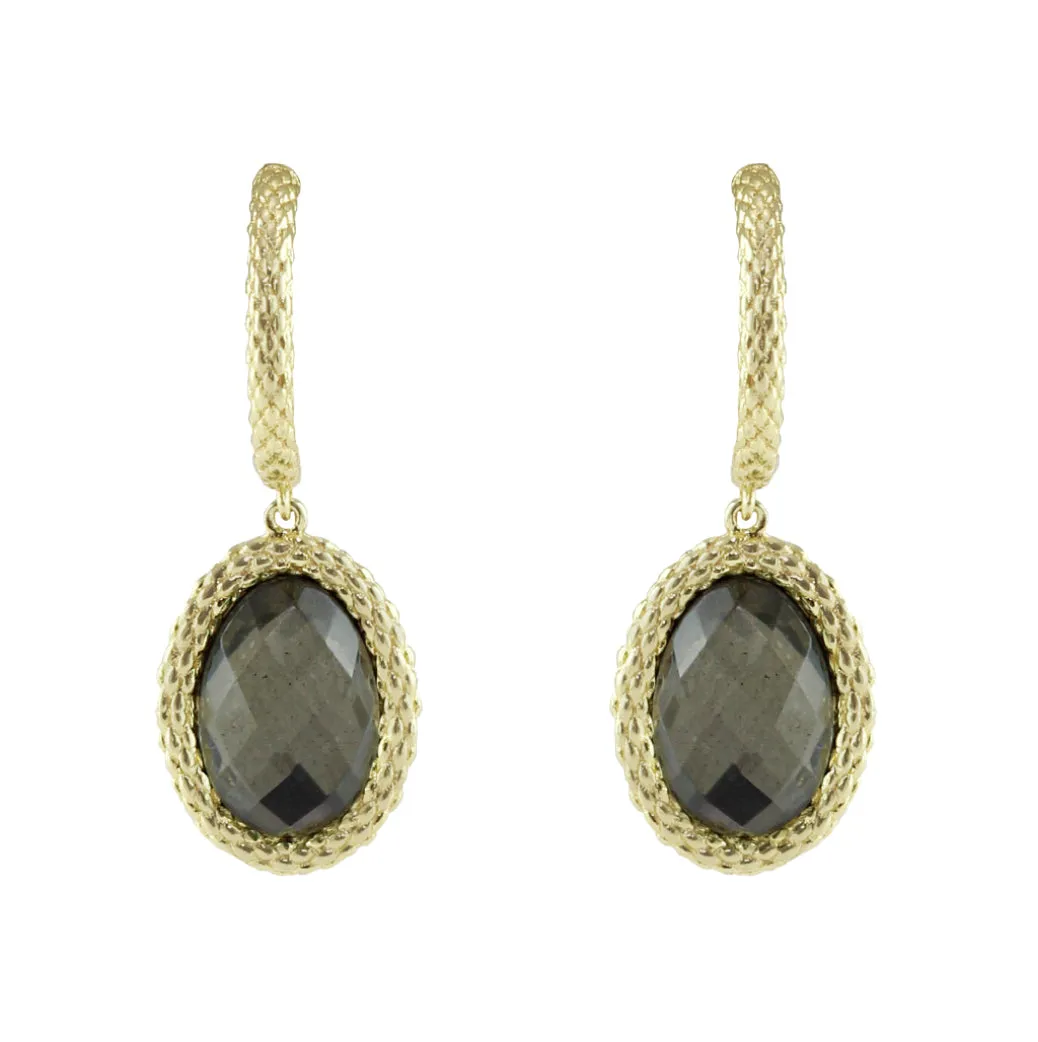 Anika Texture Drop Earrings