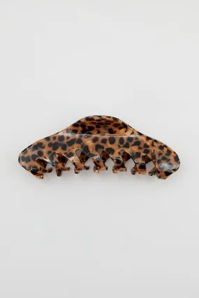 Animal Print Claw Clip