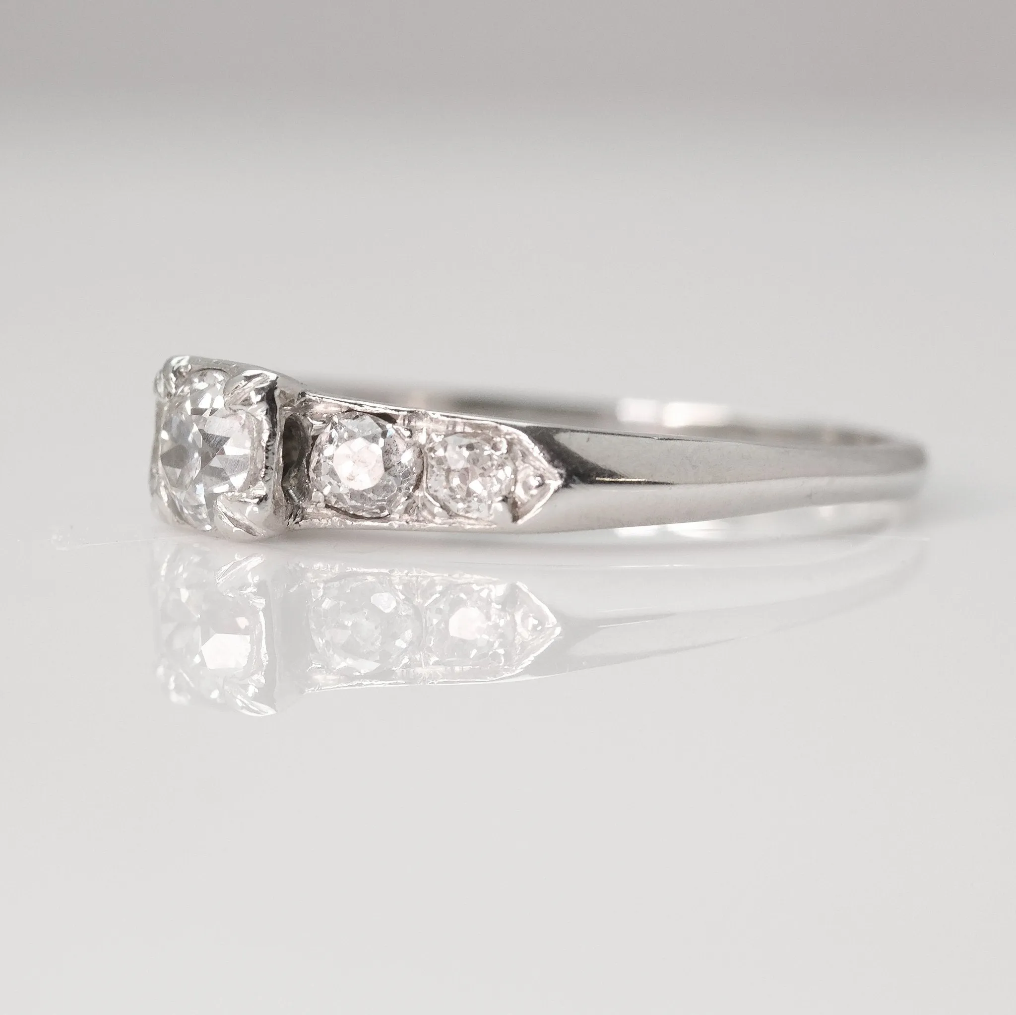 Art Deco Diamond Solitaire Ring