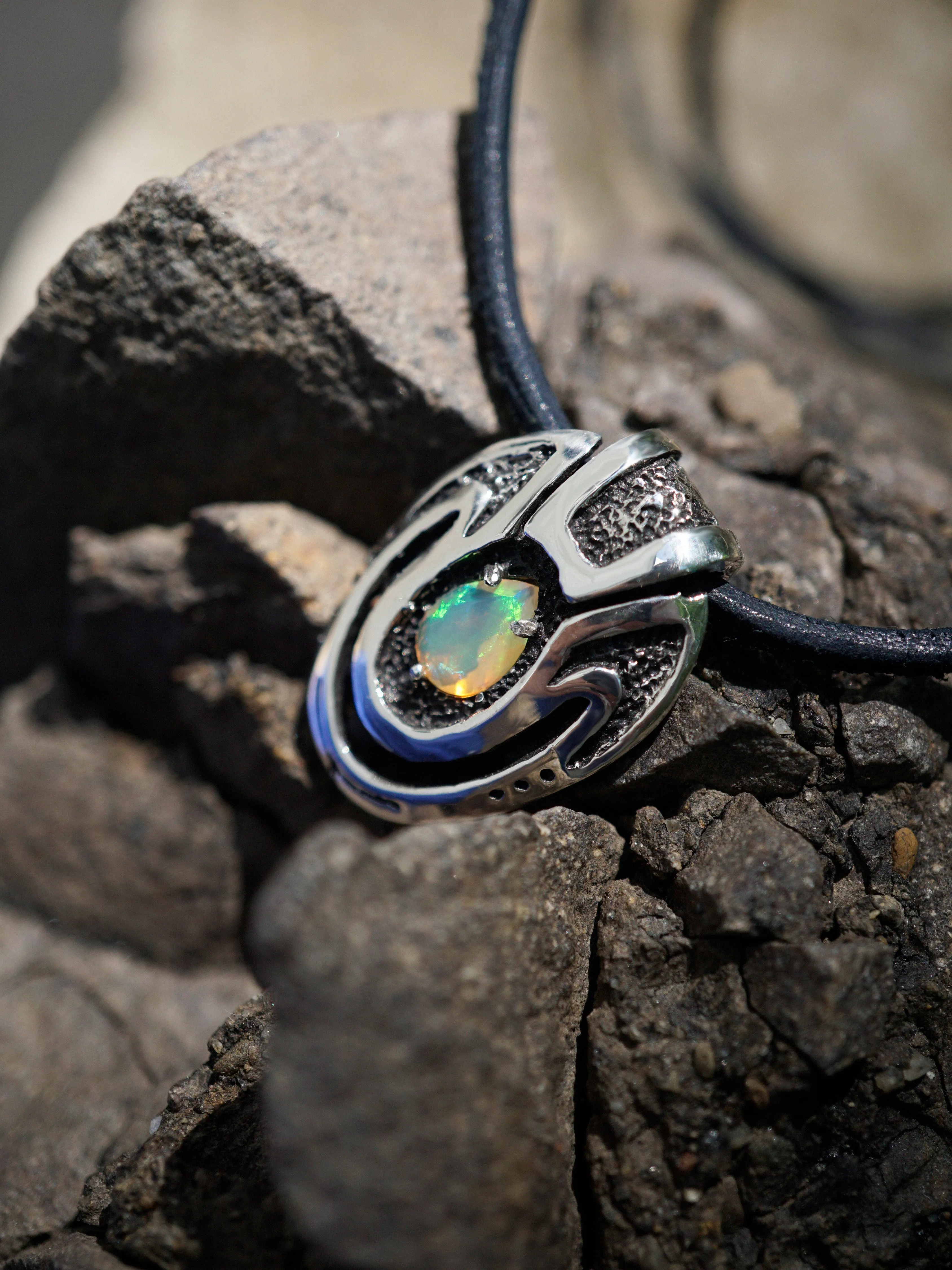 BEETLE | Opal pendant