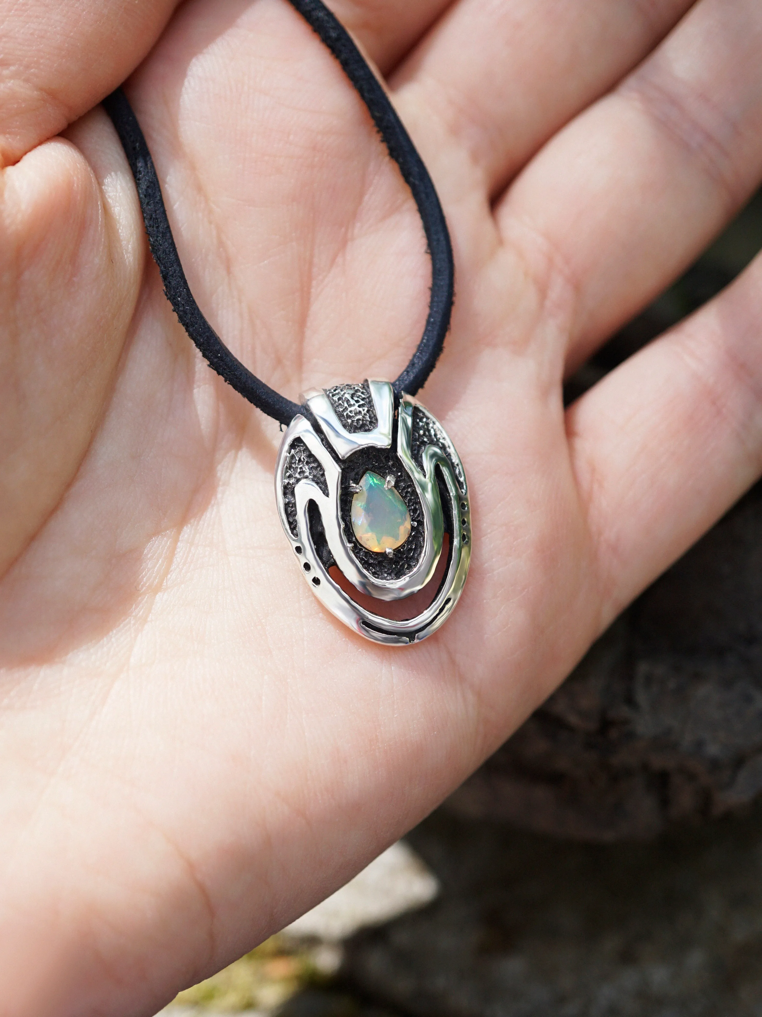 BEETLE | Opal pendant