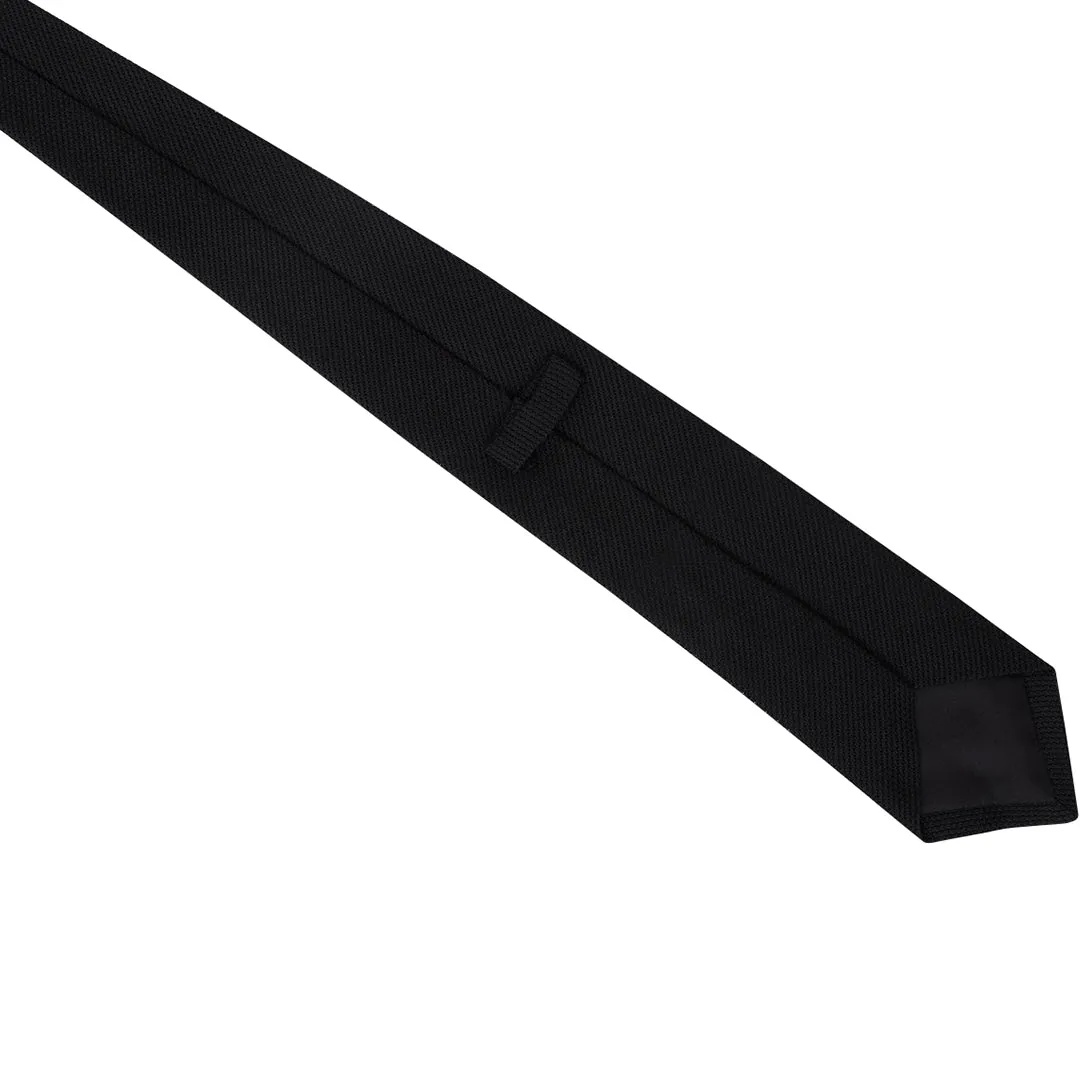 Black Grenadine Tie