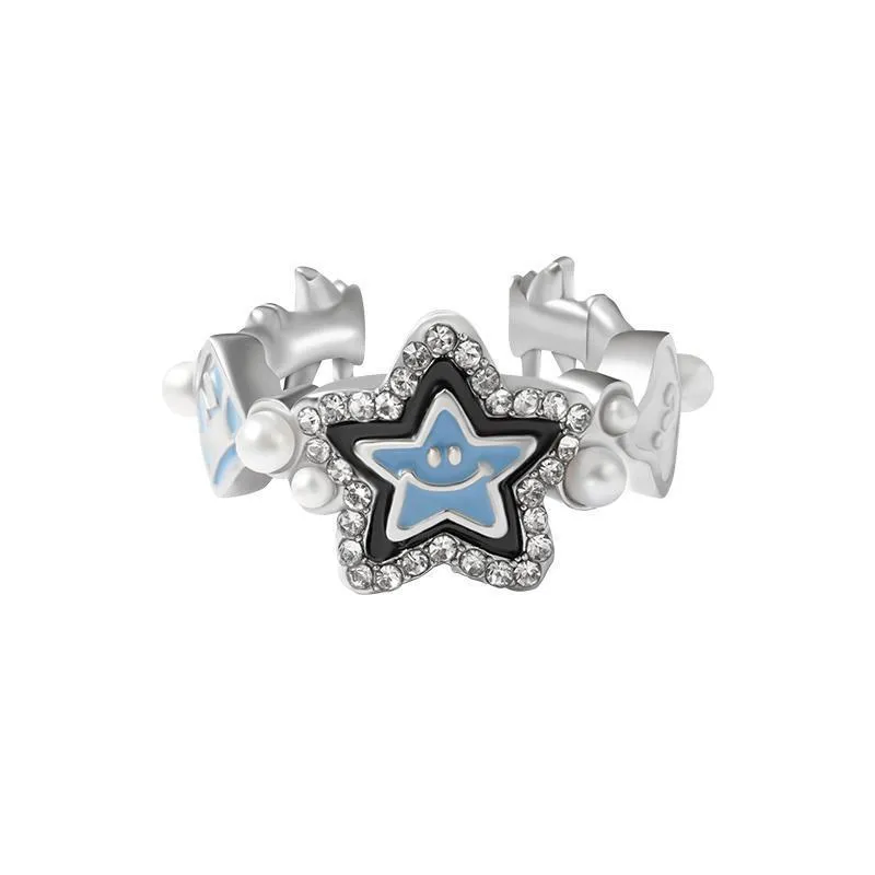 Blue Star Rings