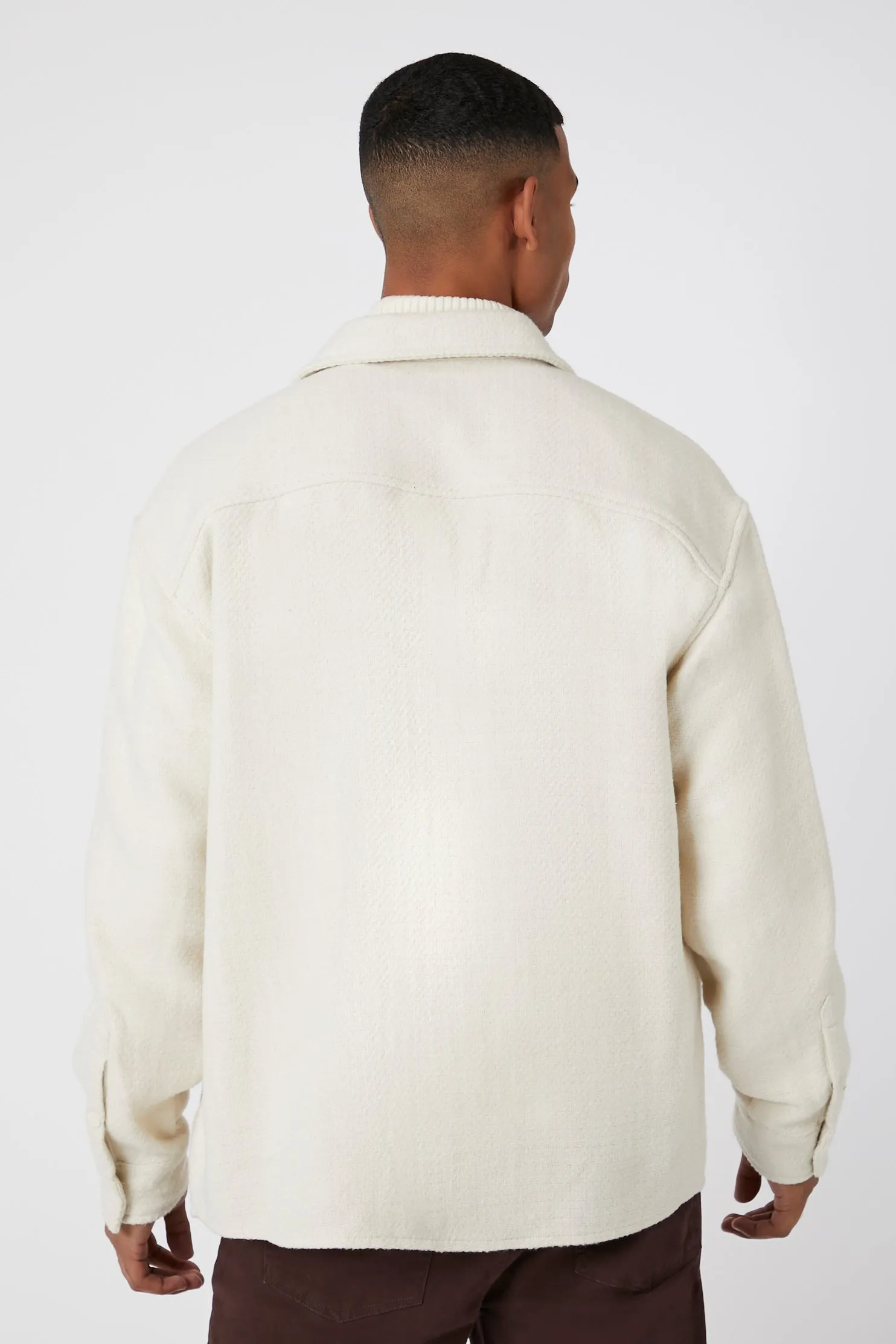 Boucle Drop-Sleeve Shirt