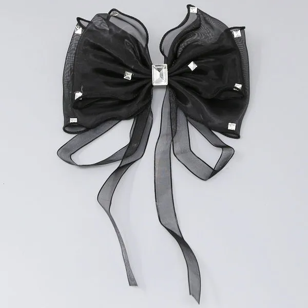 Bow Sheer Hair Barrette