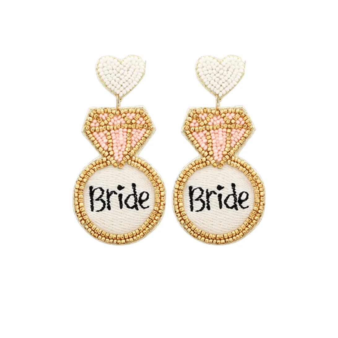 Bride Ring Earrings