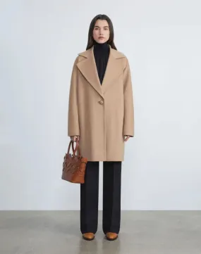 Luxurious Camel Hair Overcoat for Elegant Style and Warmth