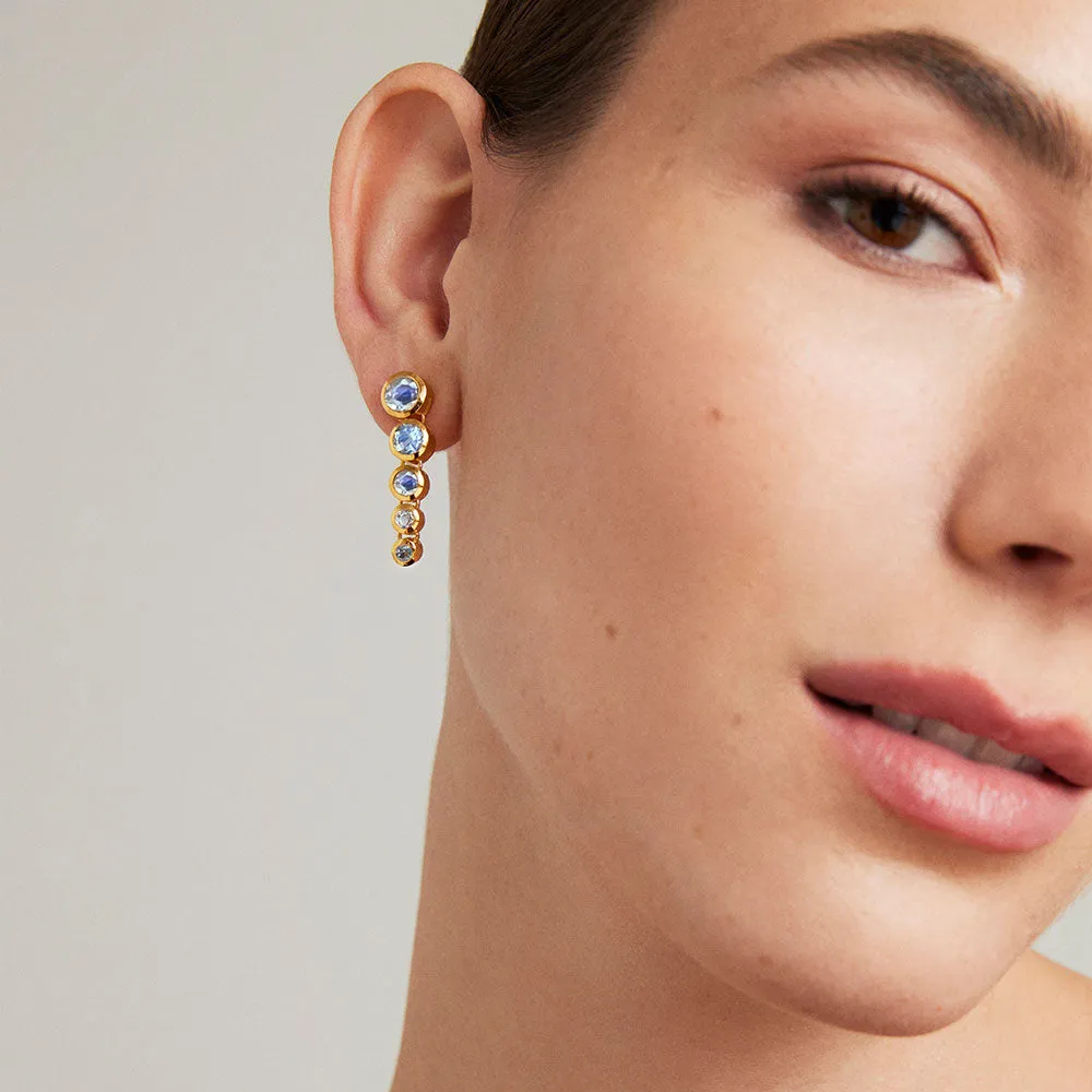 Cascade Statement Drop Earrings