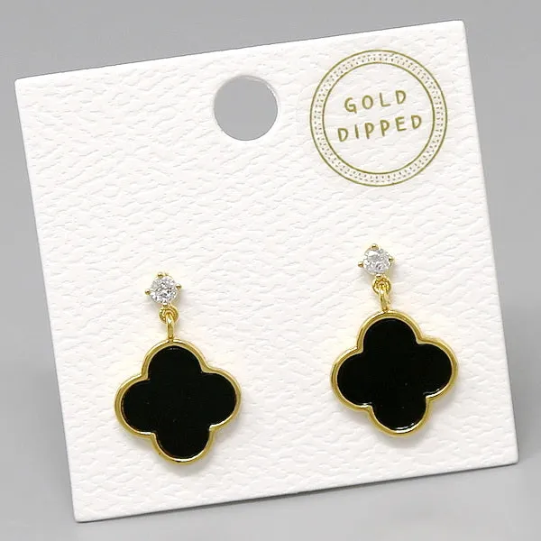 Clover Drop Earrings