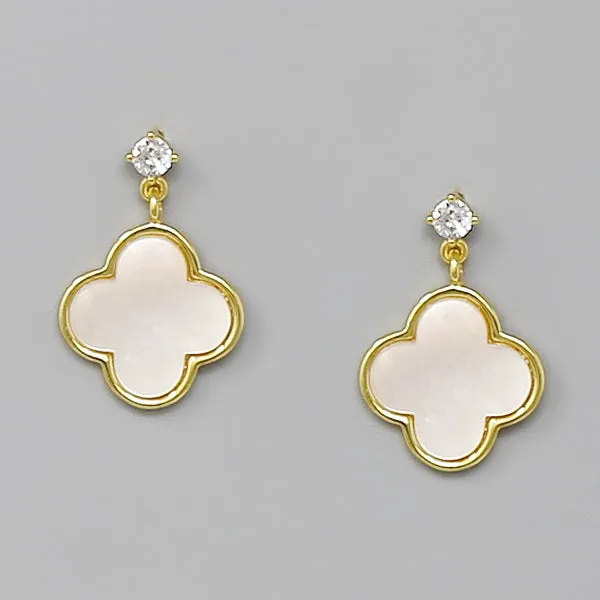 Clover Drop Earrings