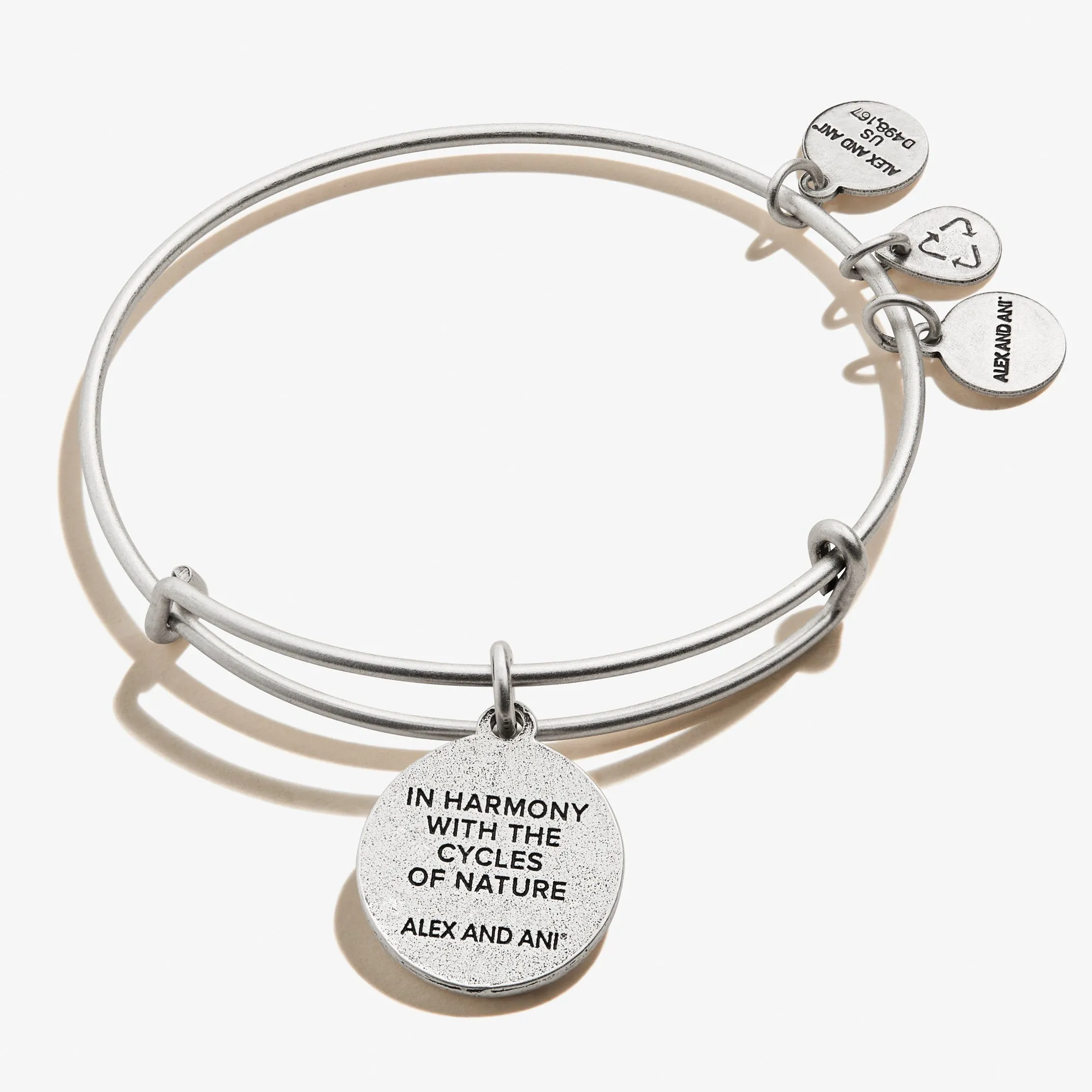 Crescent Moon Charm Bangle