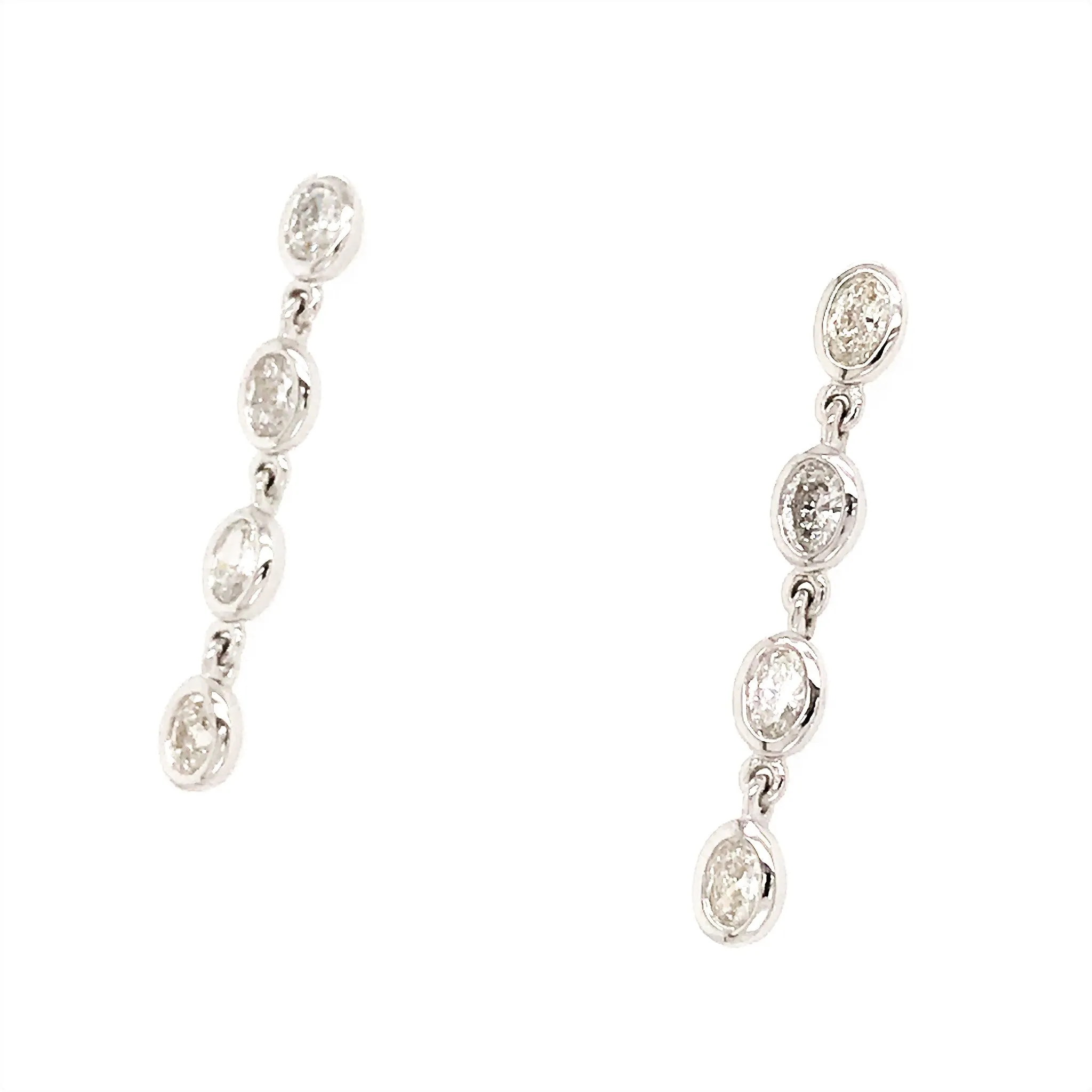 Diamond Drop Earrings