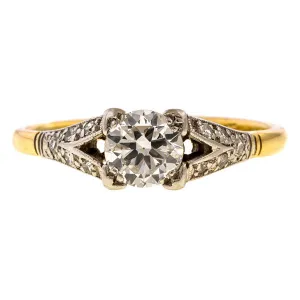 Edwardian Engagement Ring, TRB 0.60ct.