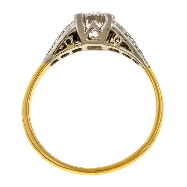 Edwardian Engagement Ring, TRB 0.60ct.