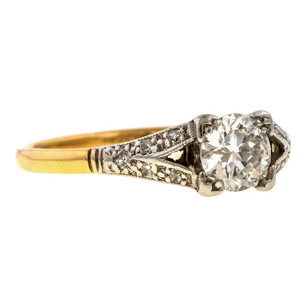 Edwardian Engagement Ring, TRB 0.60ct.