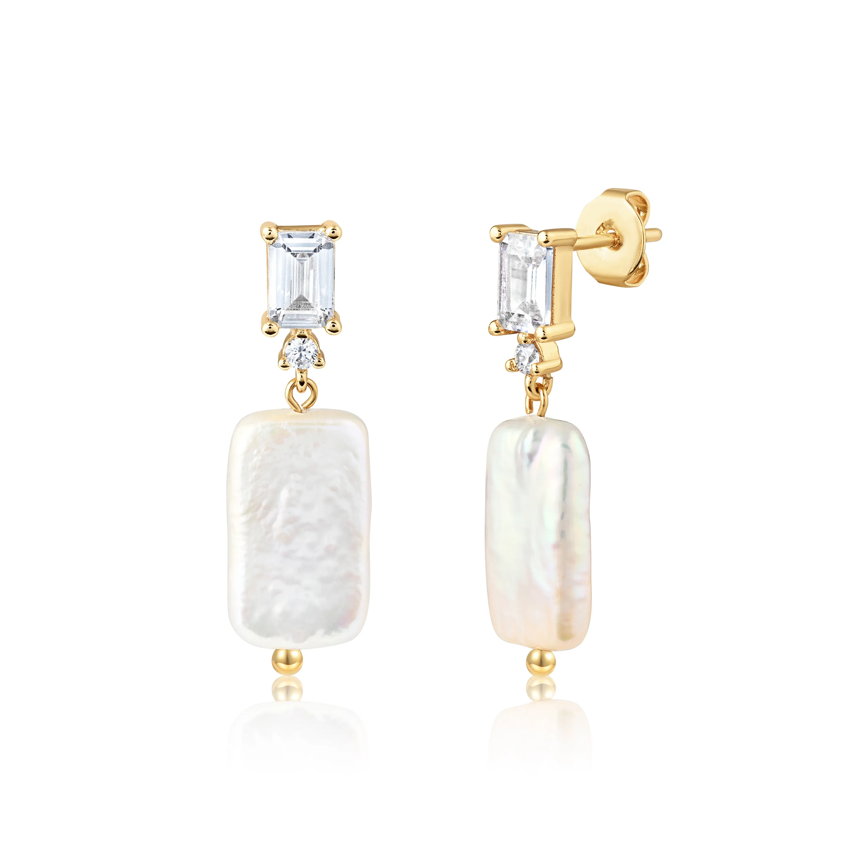 Ellee Pearl Drop Earrings