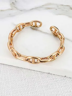 Envy Anchor Chain Bangle - Gold