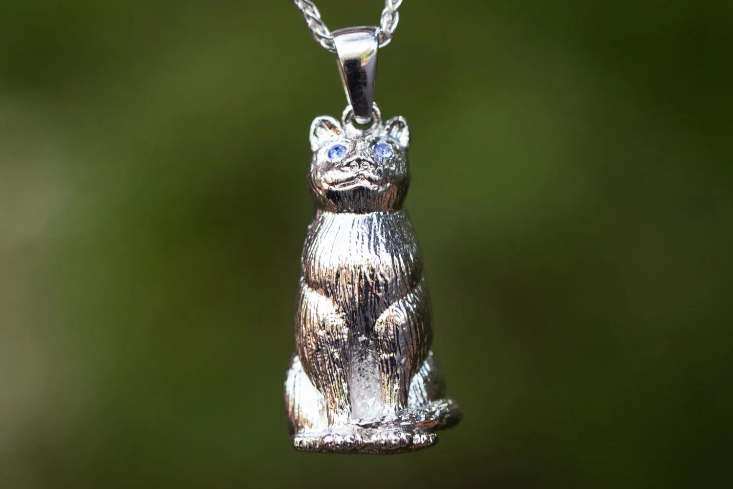 Fillable Cat Pendant