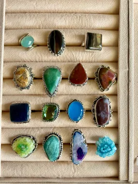 Gemstone rings