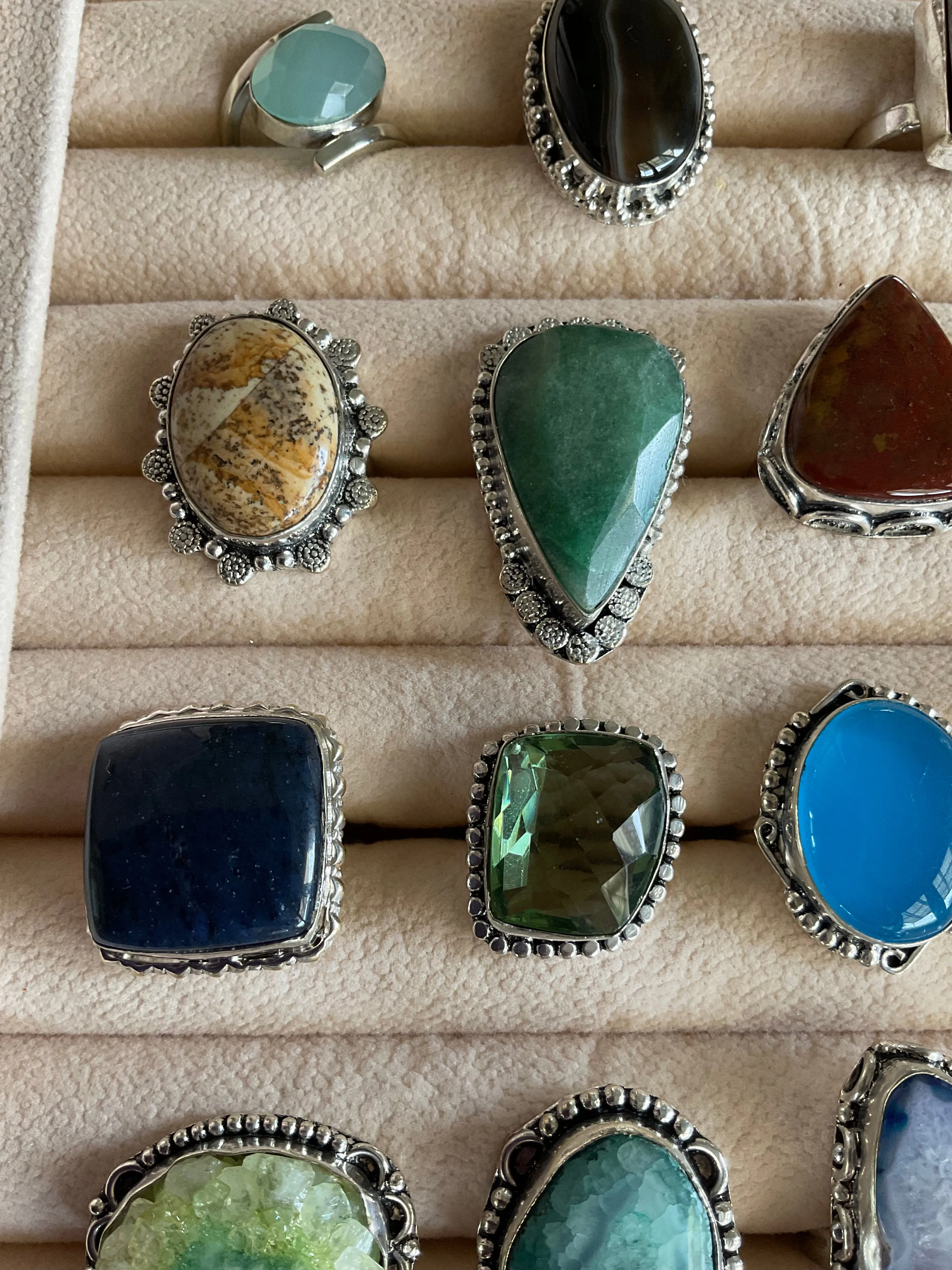 Gemstone rings