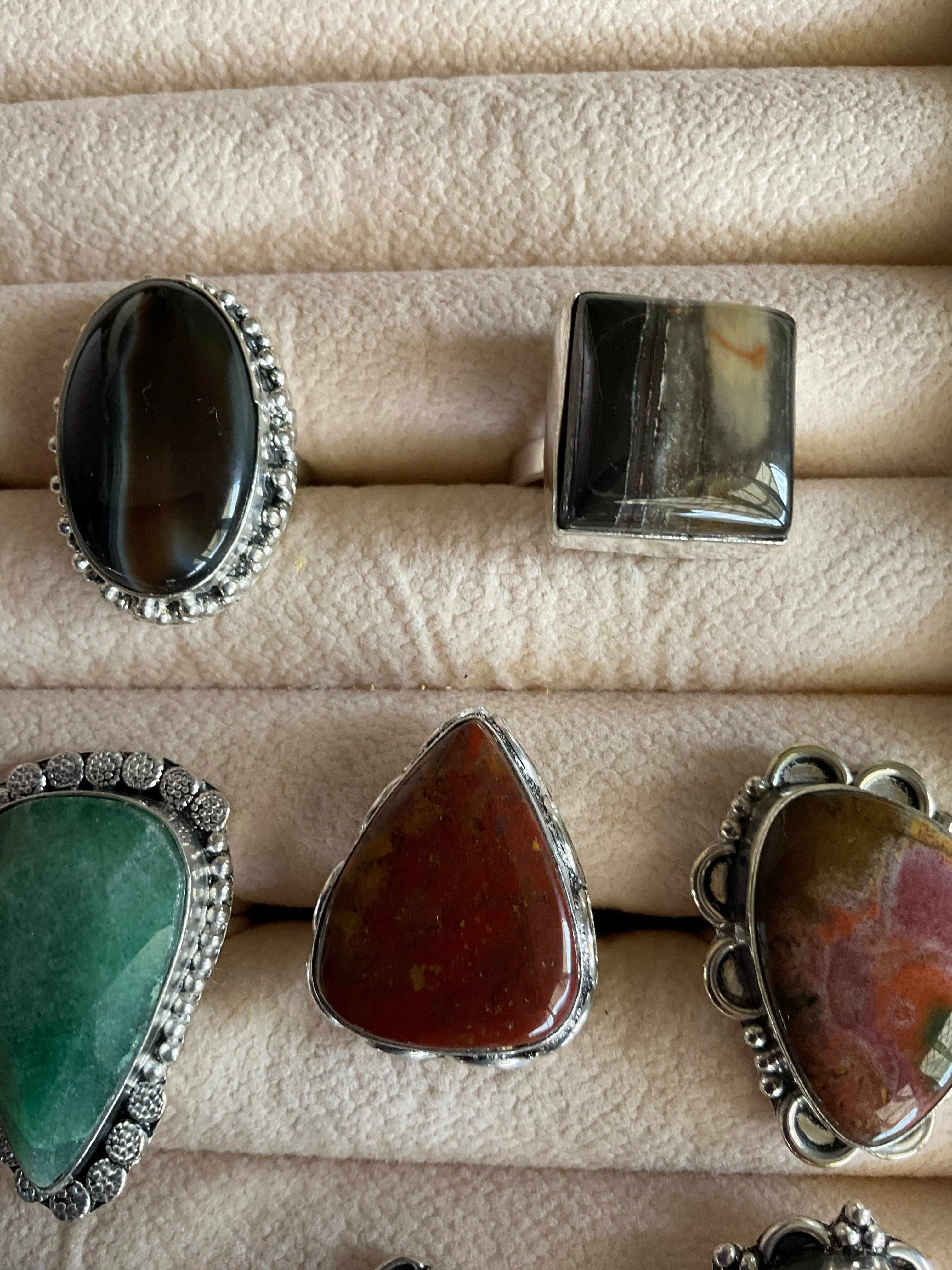 Gemstone rings