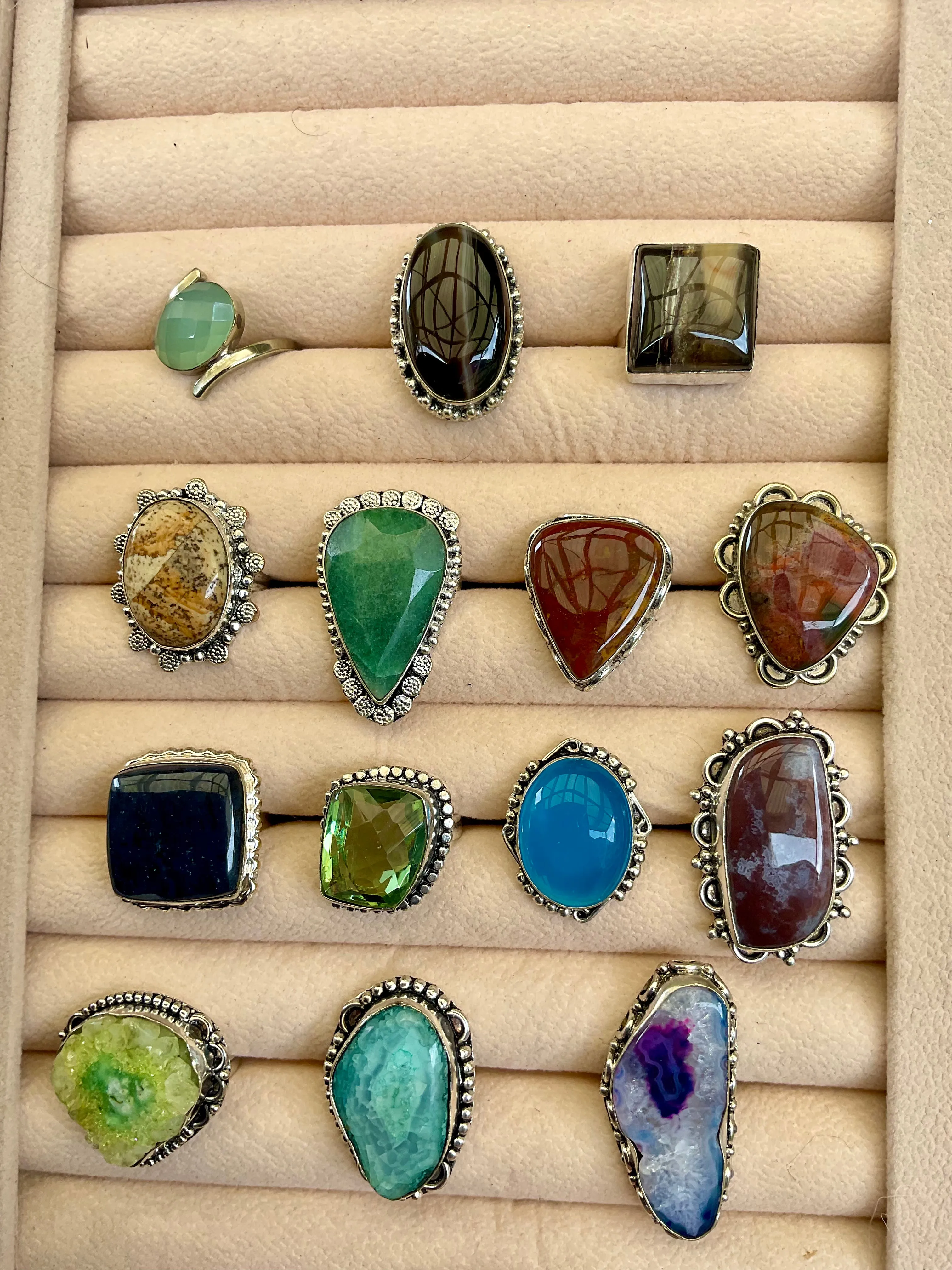 Gemstone rings