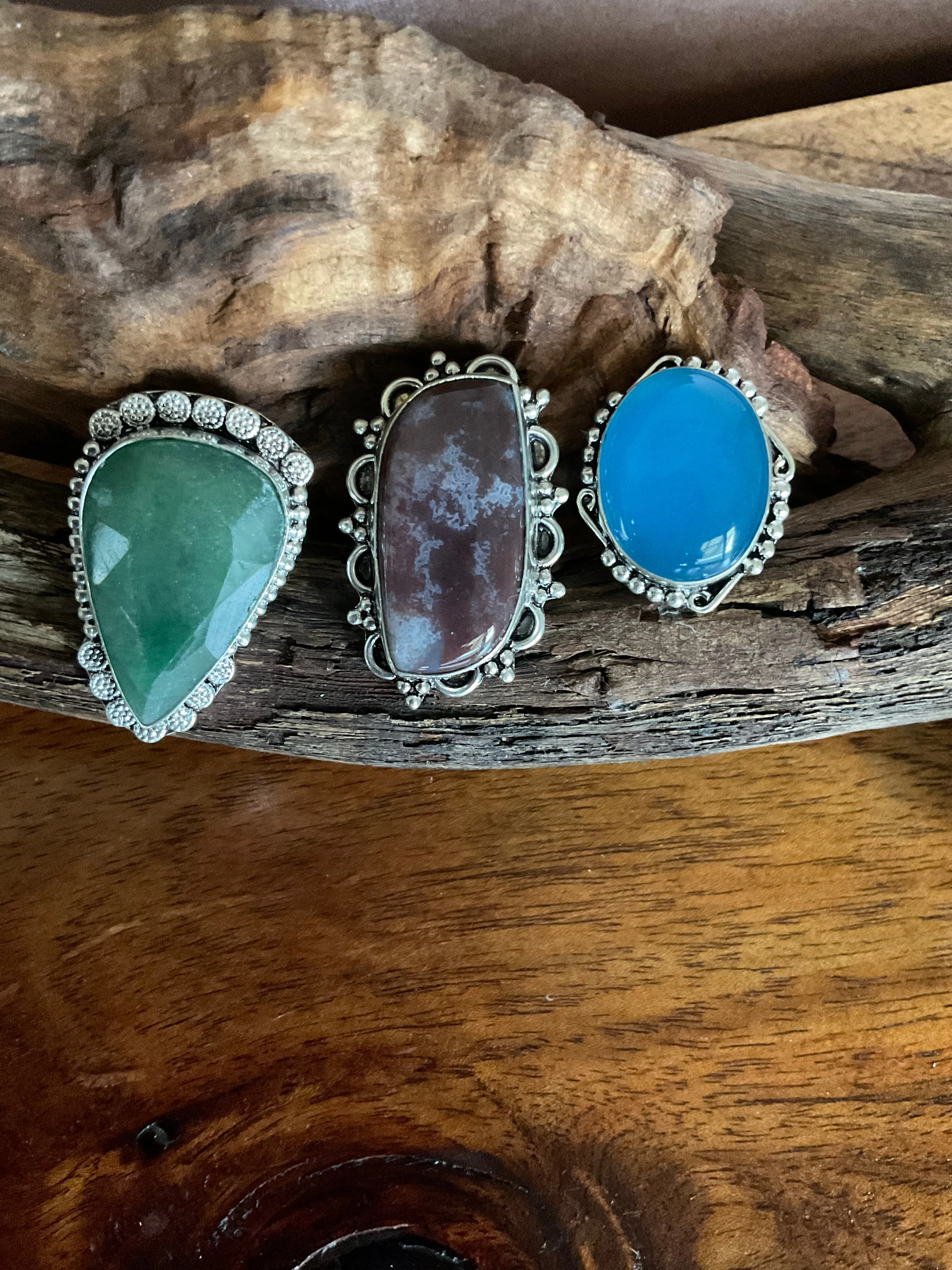 Gemstone rings