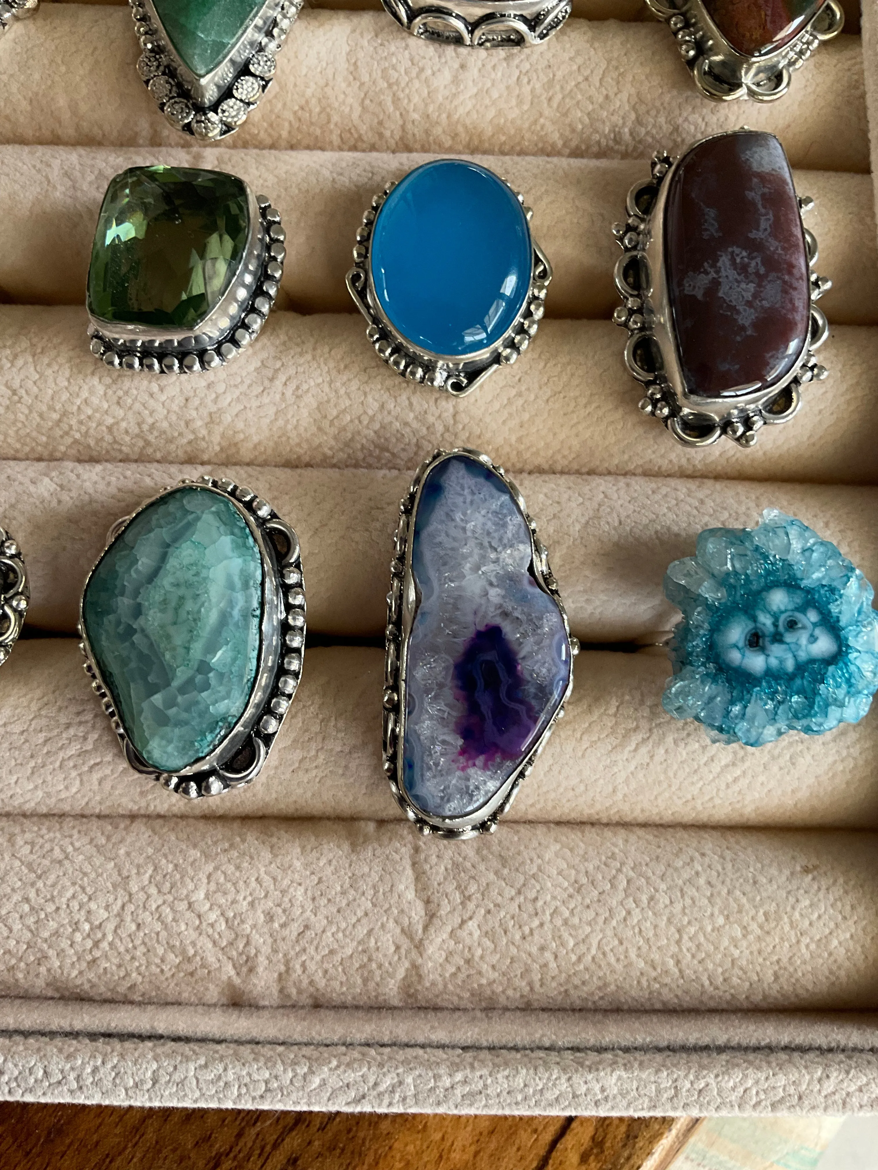 Gemstone rings