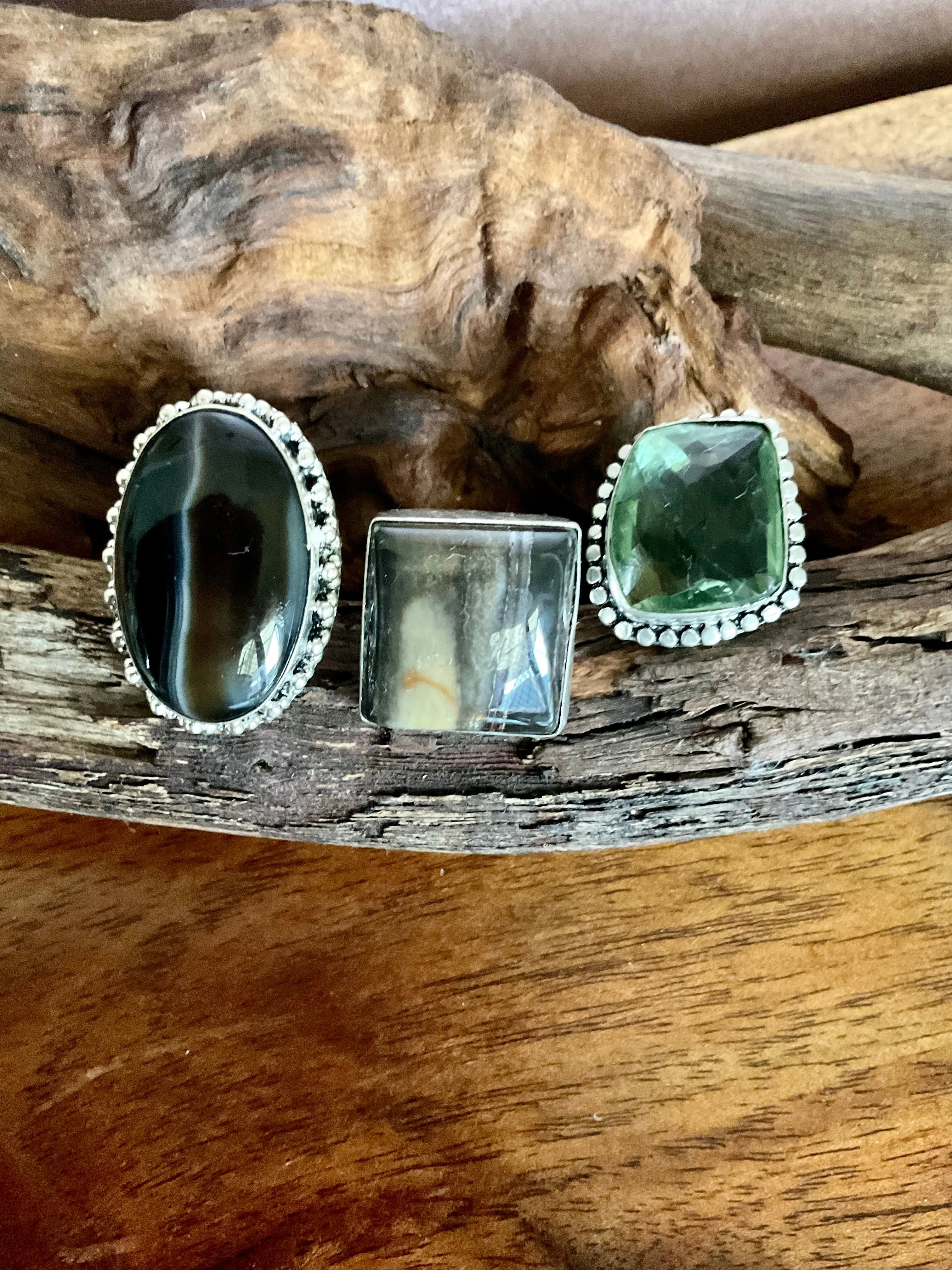 Gemstone rings