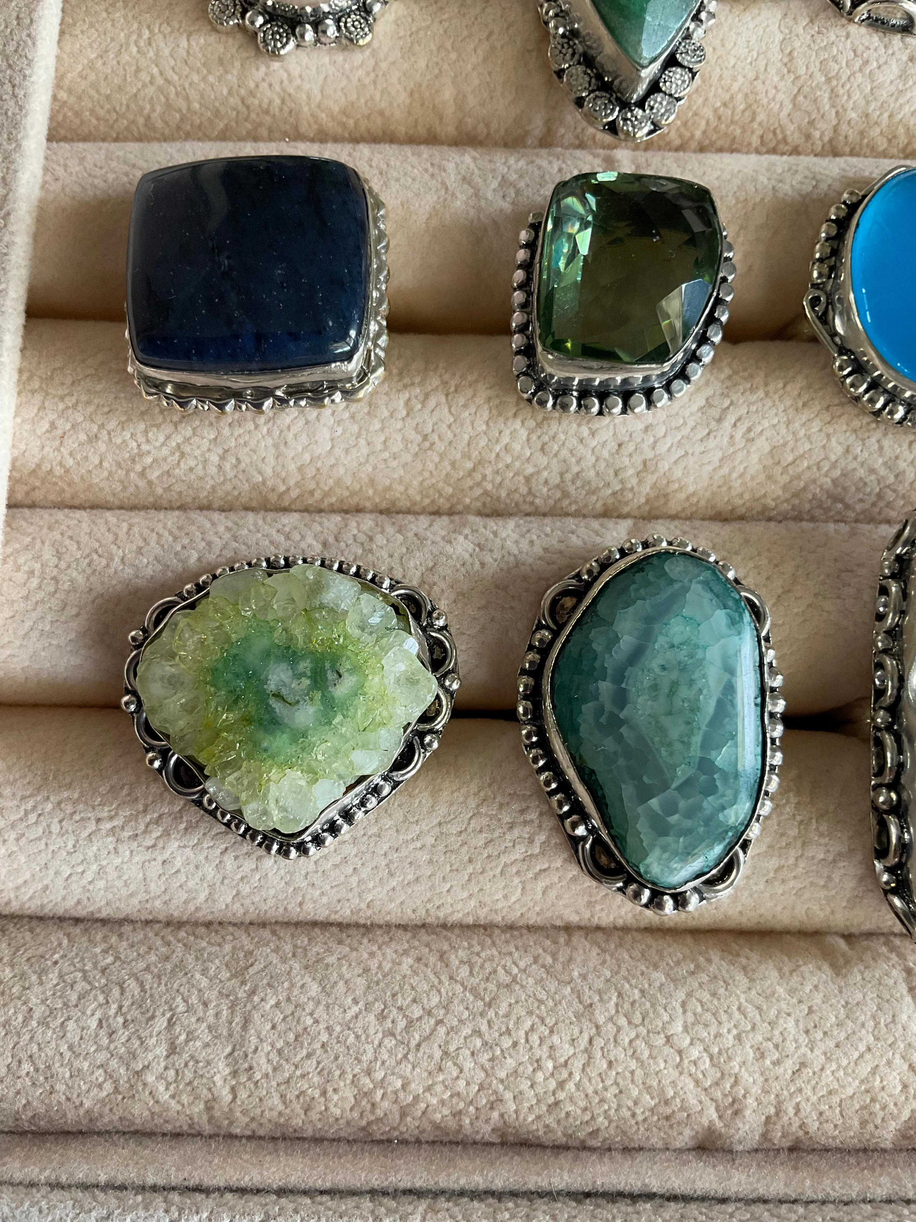 Gemstone rings