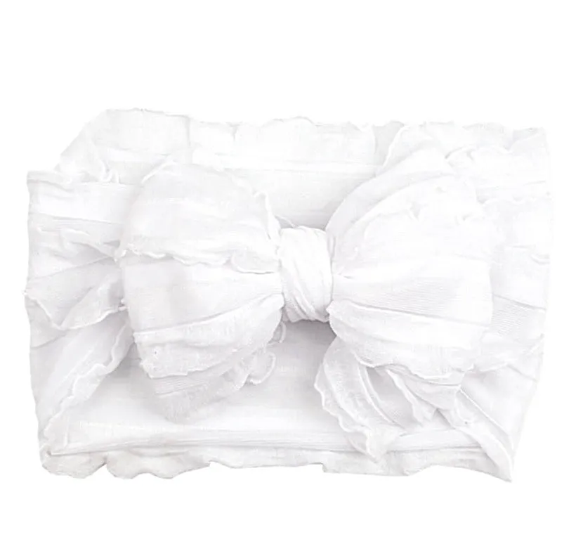 Girls Chiffon Oversize Bow Headband