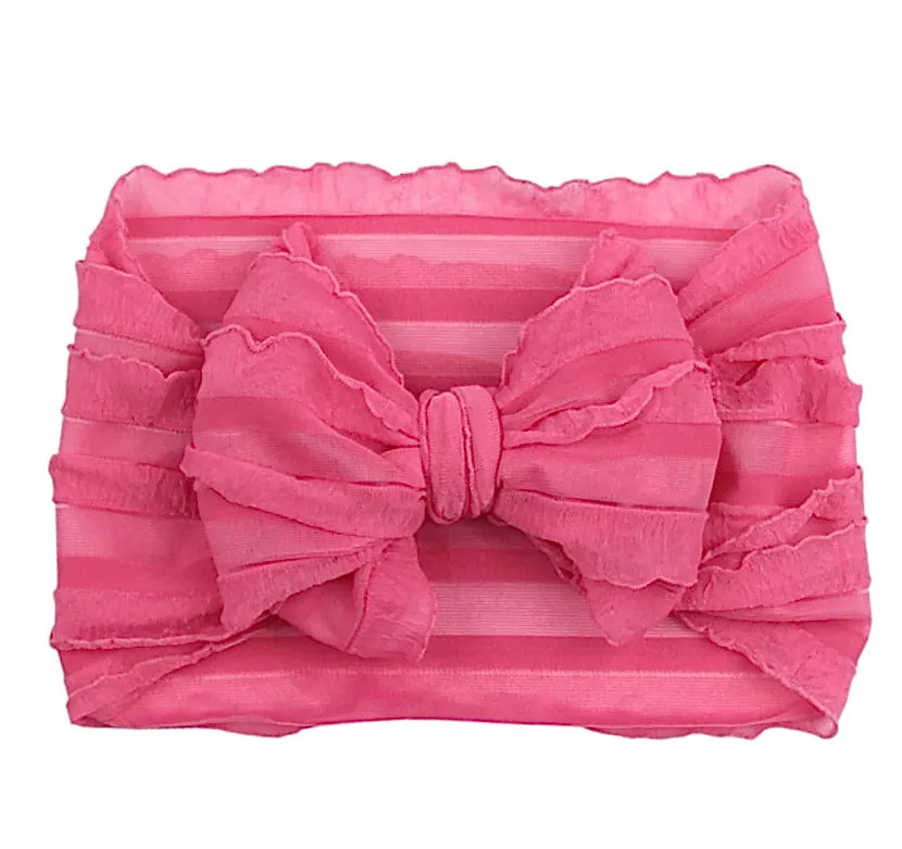 Girls Chiffon Oversize Bow Headband