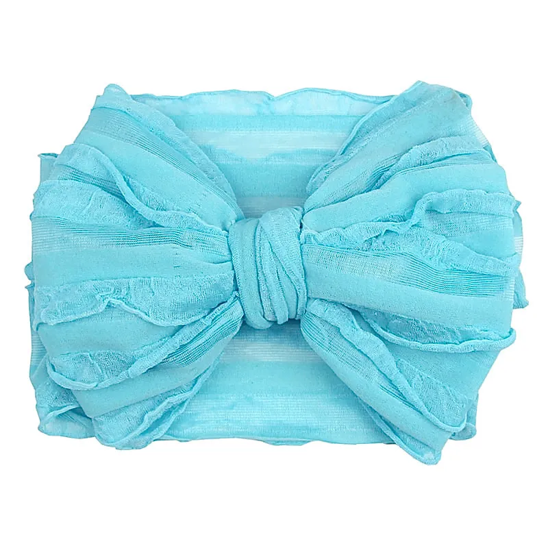 Girls Chiffon Oversize Bow Headband