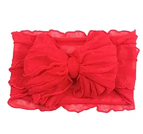 Girls Chiffon Oversize Bow Headband