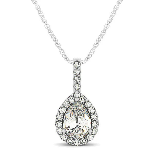 Halo Diamond Pendant