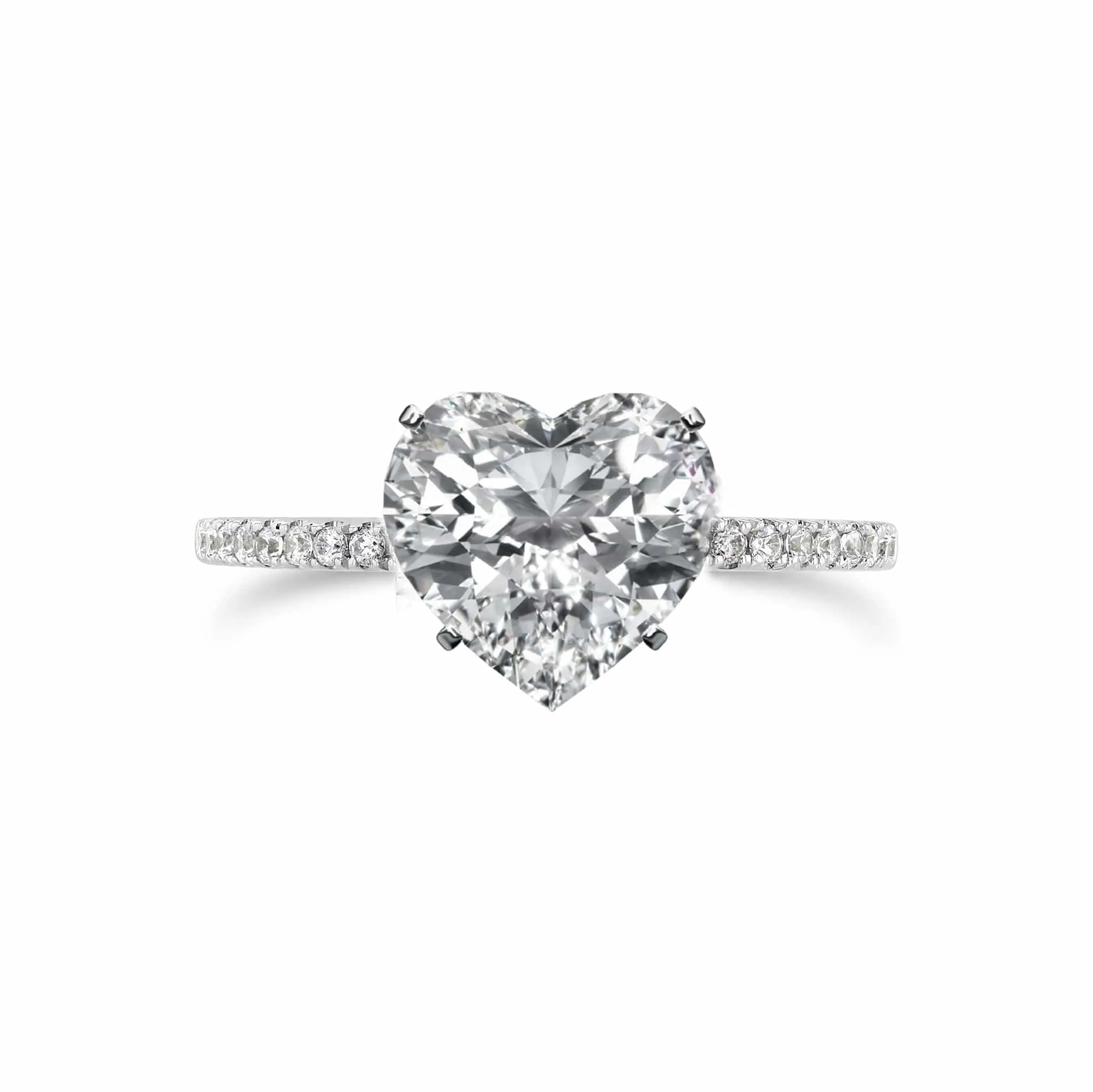 Heart Shaped Diamond Engagement Rings