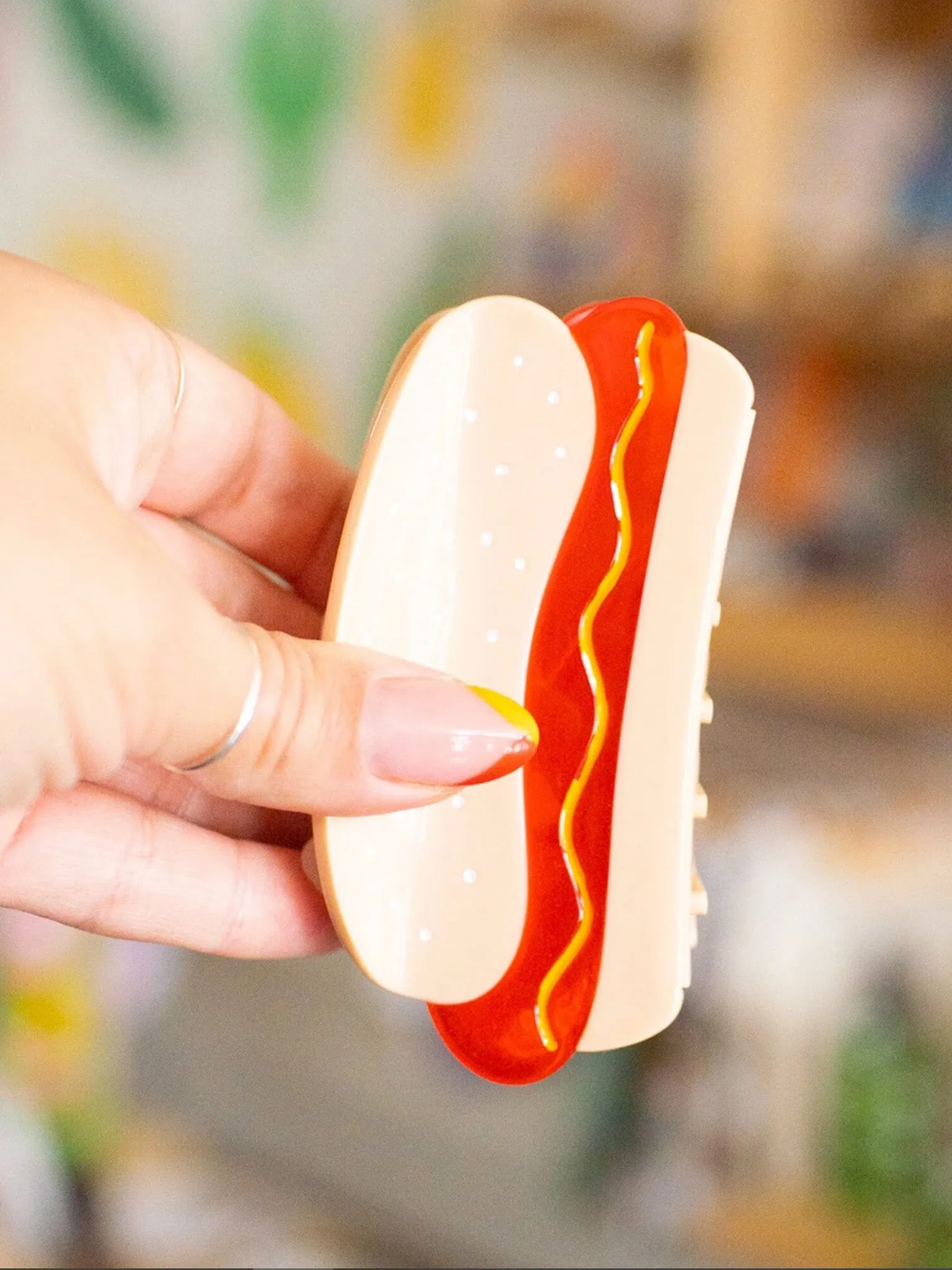 Hot Dog Hair Claw