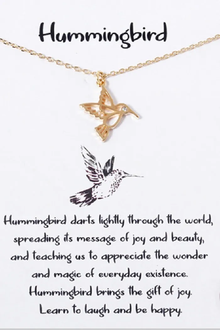 Hummingbird Necklace