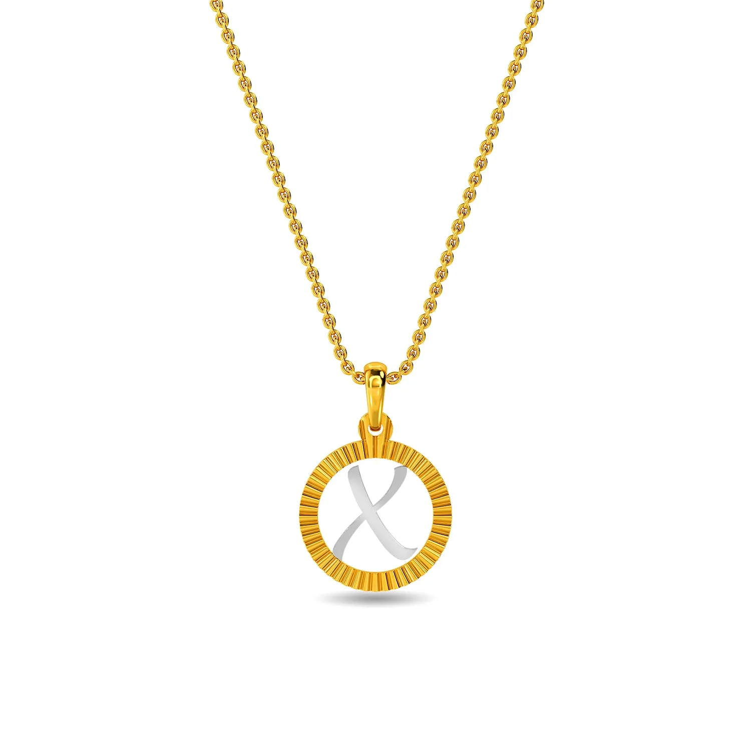 Initial X Pendant