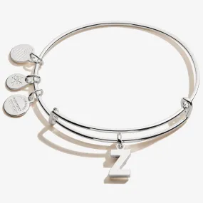 Initial Z Charm Bangle