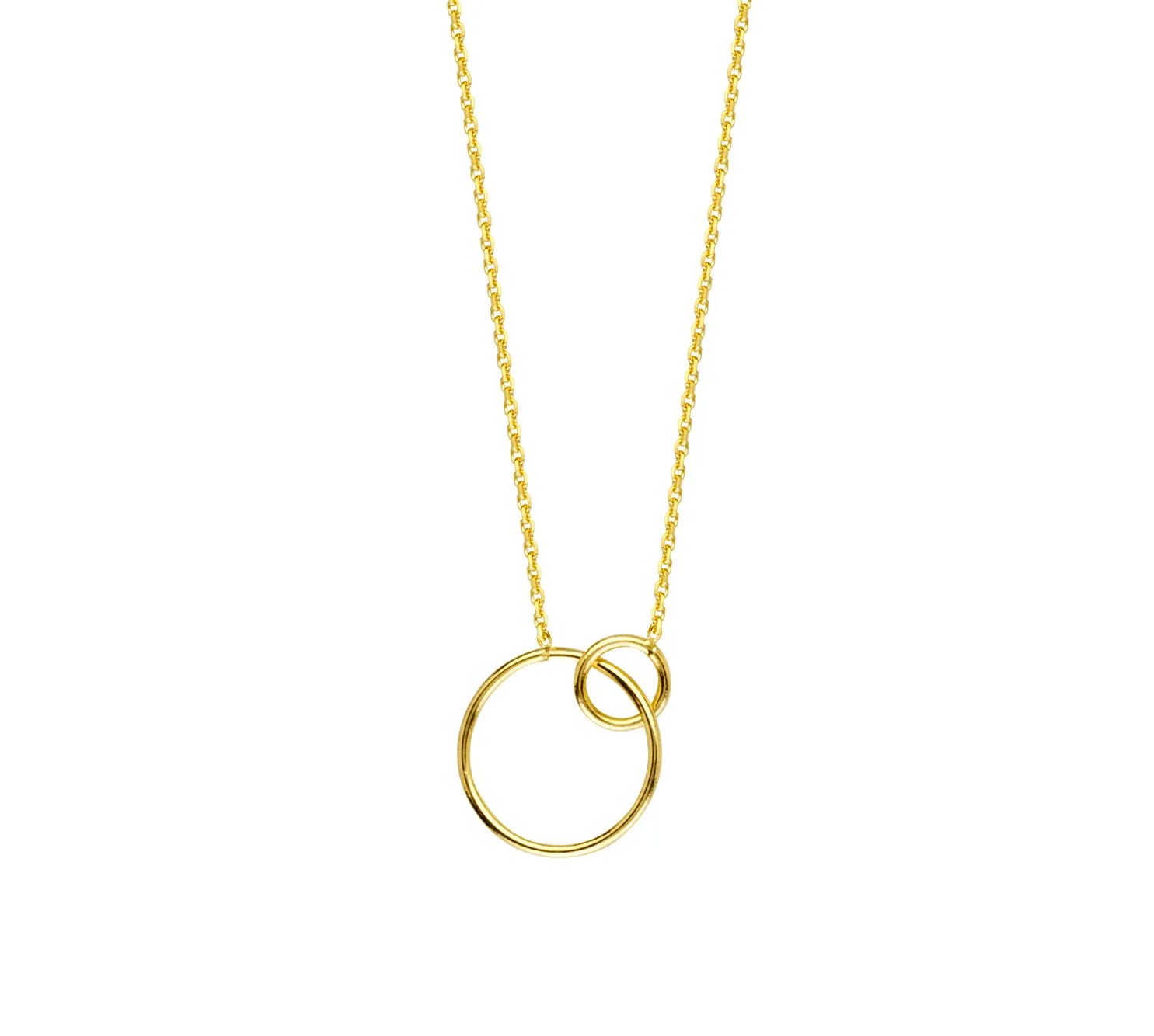 Interlocking Rings Necklace