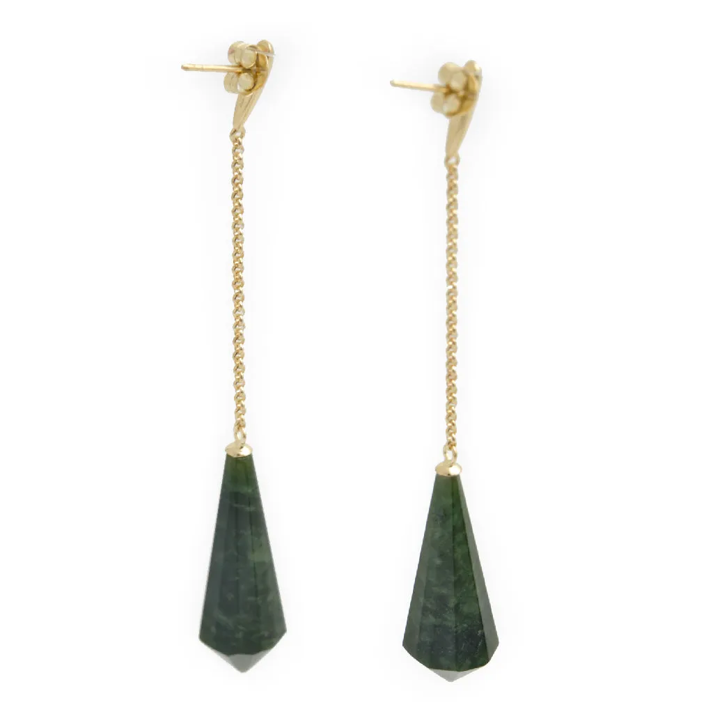 Jade Pendant Earrings