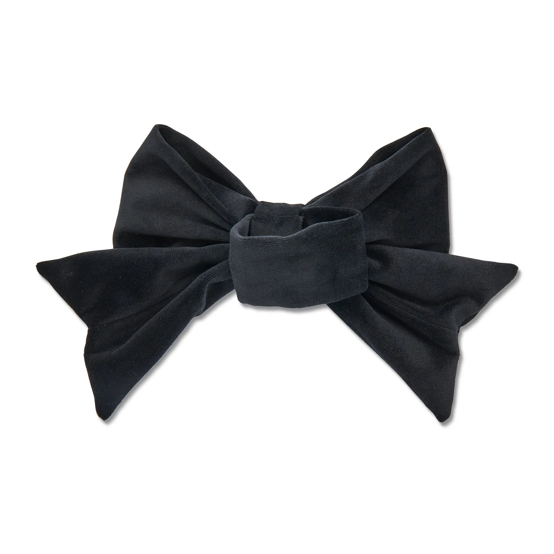 JET SET OF 4 VELVET BOW NAPKIN RINGS