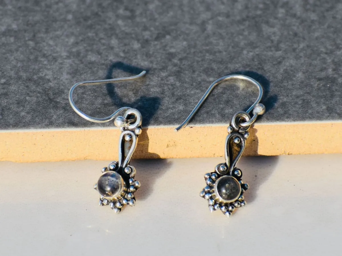 Labradorite 925 Silver Earrings, Handmade Earrings, Statement Earrings, Elegant Earrings, Bohemian Earrings, Boho Chic Earrings