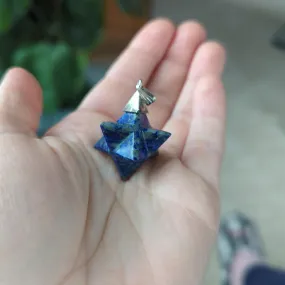 Lapis Merkaba Pendant