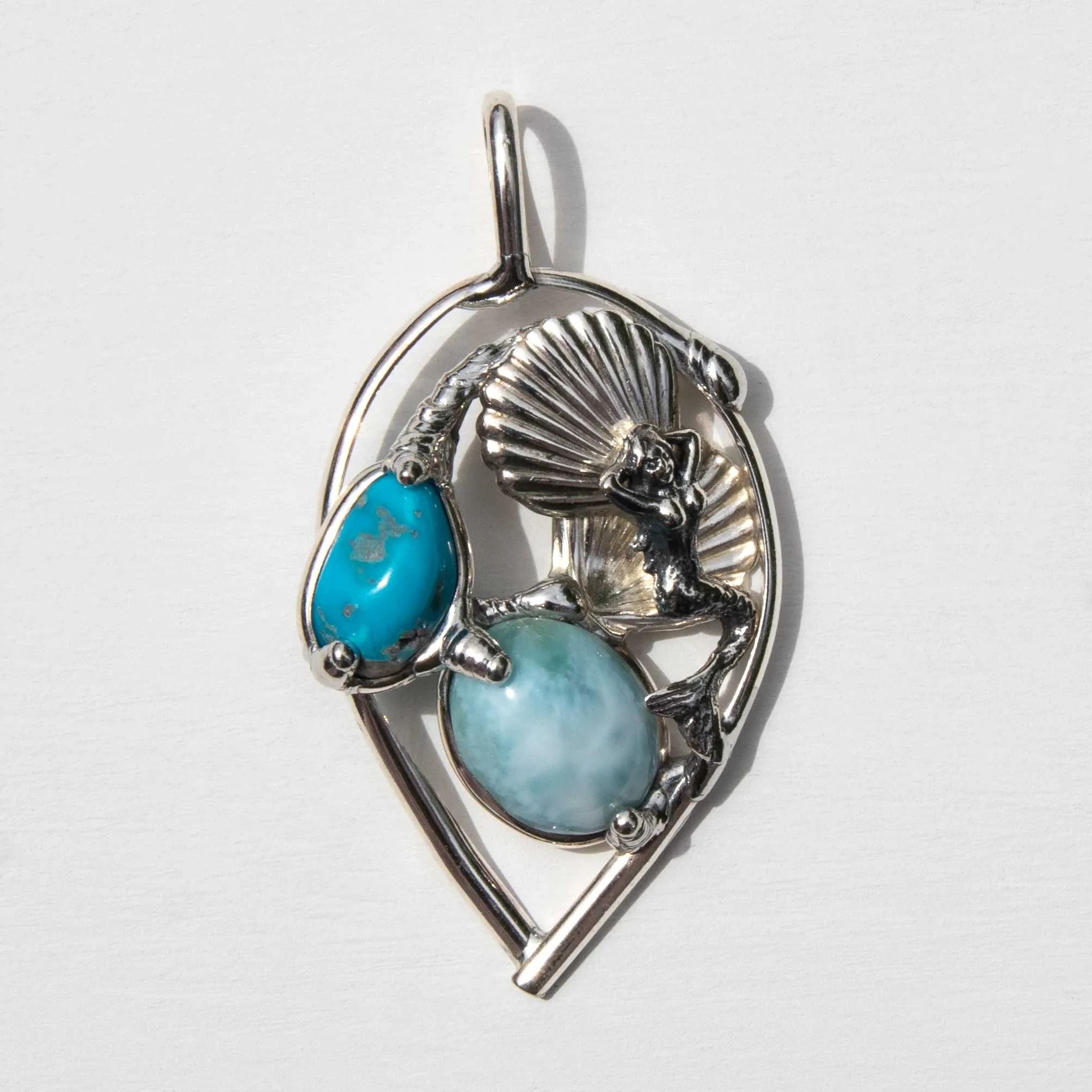 Larimar & Turquoise - Pendant