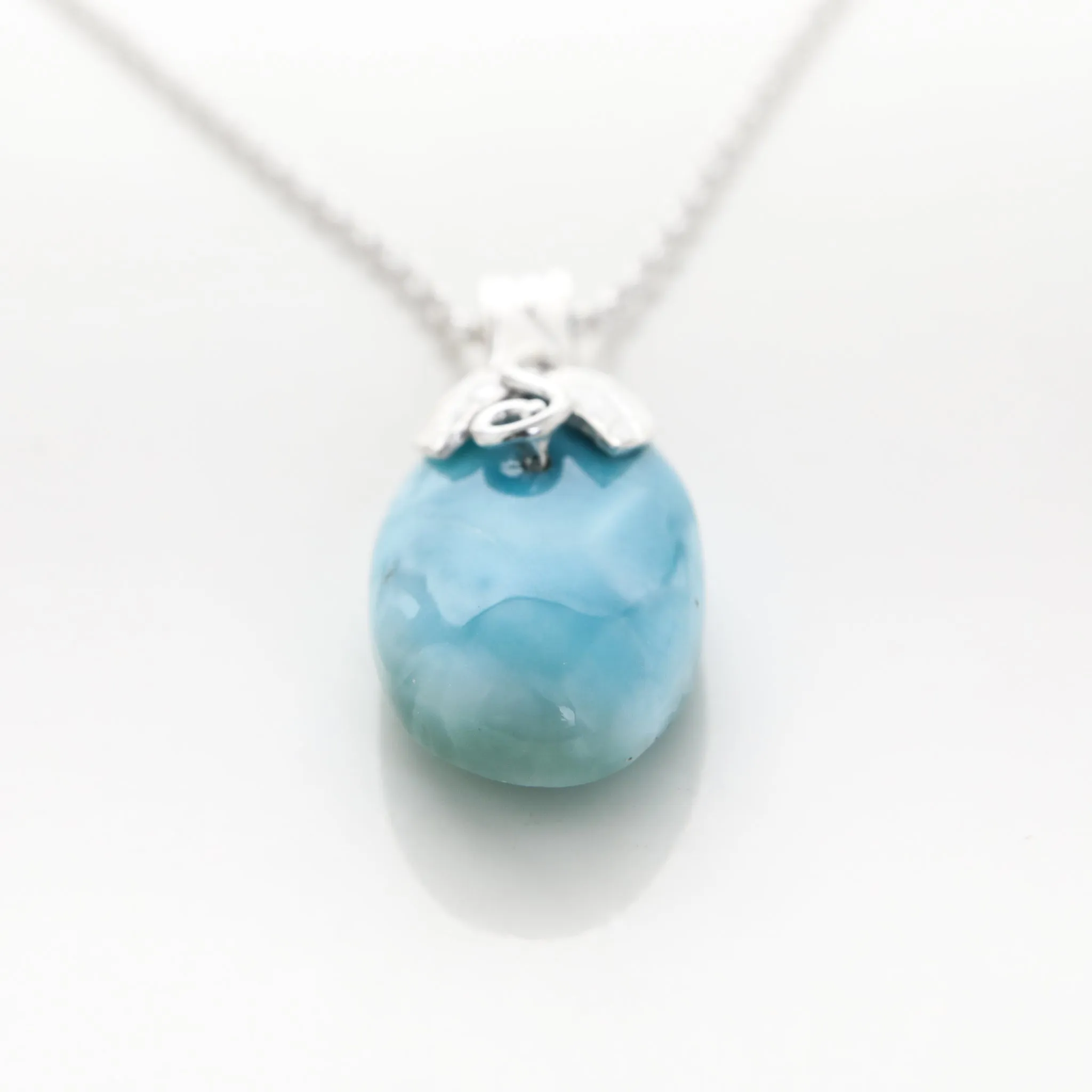 Larimar Pendant Ruby